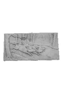 Statue paysage sanglier - 1