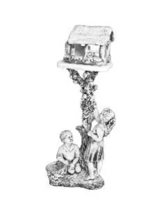 Statue perchoir avec enfants - 1