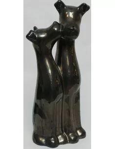 Statue chiens bisous - 1