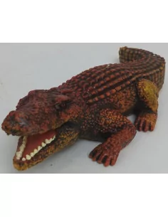 Statue crocodile rouge - 1