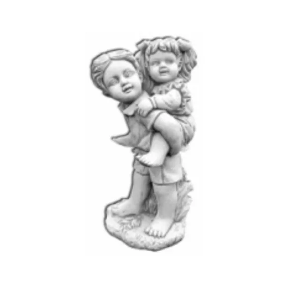 Statue enfant joueur - 1