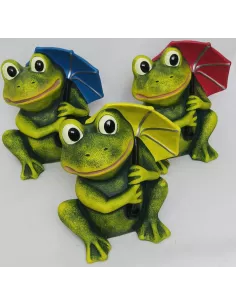 Statue grenouille parapluie - 1