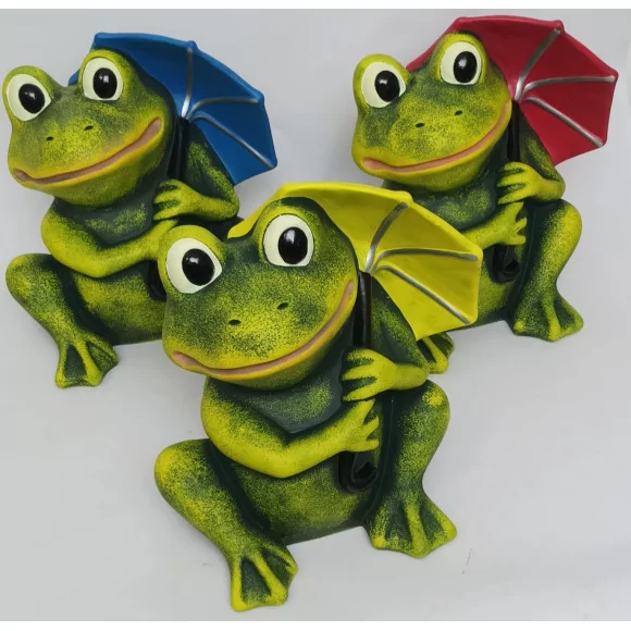 Statue grenouille parapluie - 1