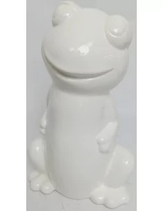 Statue grenouille blanche - 1