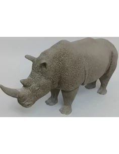 Statue rhinocéros émaille - 1