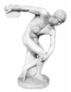 Statue homme discobole - 1