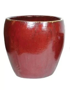 Vase rouge brillant - 1