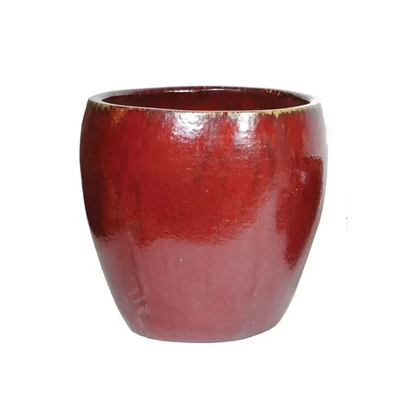 Vase rouge brillant - 1