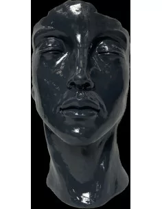 Masque de femme gris anthracite - 1
