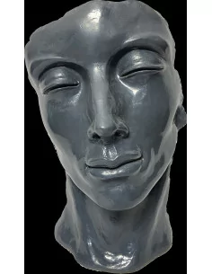 Masque d'homme gris anthracite - 1