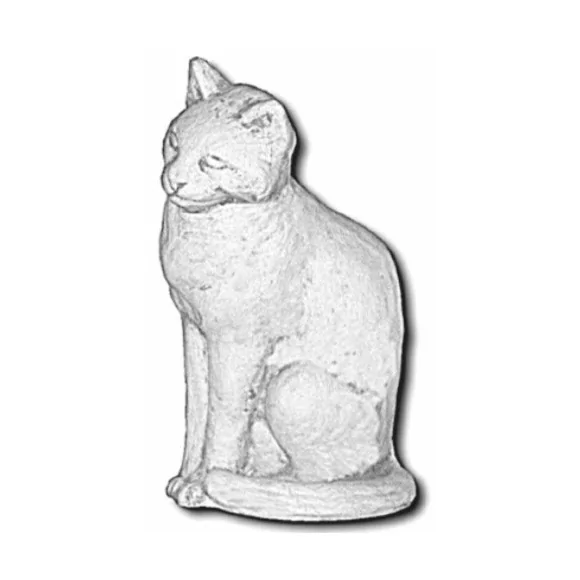 Statue chat assis - 1