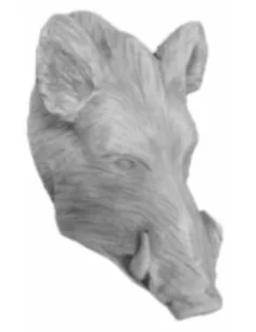 Statue tête de sanglier - 1