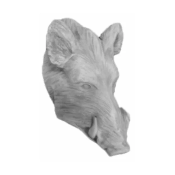 Statue tête de sanglier - 1