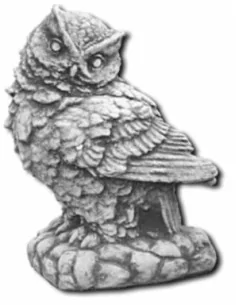 Statue chouette perchée -1497- - 1