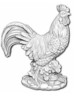 Statue coq M - 1