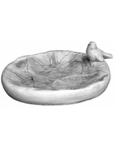 Statue moineau avec bassin - 1