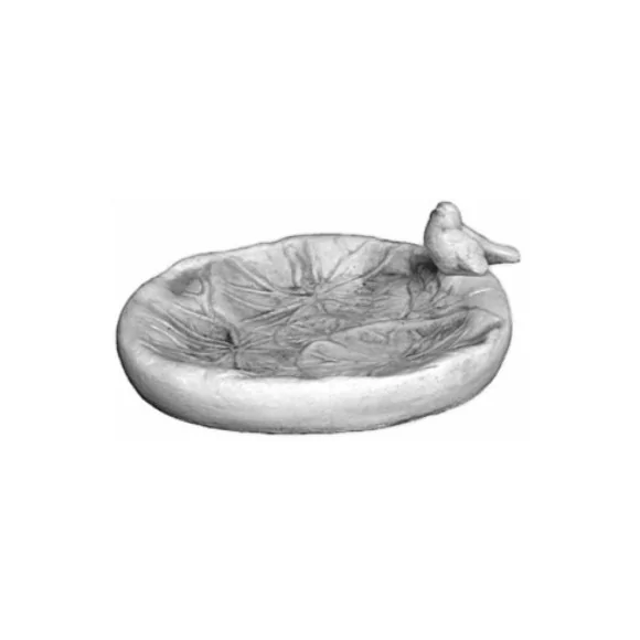 Statue moineau avec bassin - 1