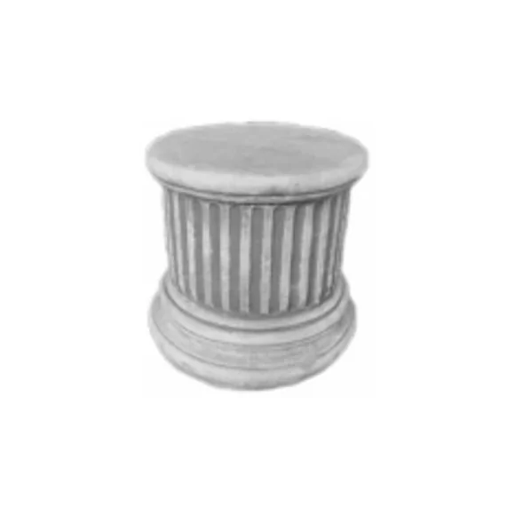 Socle rond cannelé - 1