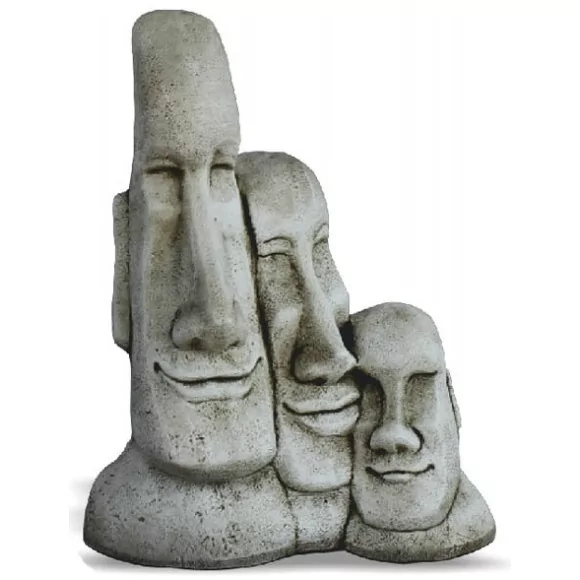 Triple tête de moaï - Ceniza - 1