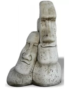 Double tête de moaï - Ceniza - 1