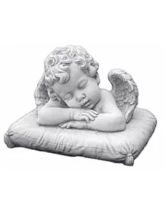 Statue ange sur coussin - 1