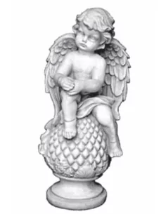 Statue ange assis -767- - 1