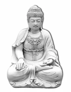Statue bouddha méditation - 1
