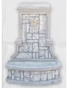 Fontaine médiéval - Grise - H115 - 1