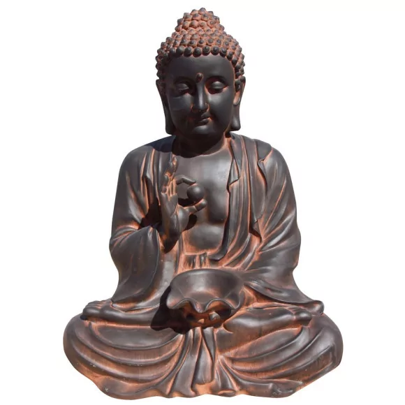 Bouddha méditation - Oxydé - 1