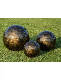 Sphère D60 - Noir Doré - 1