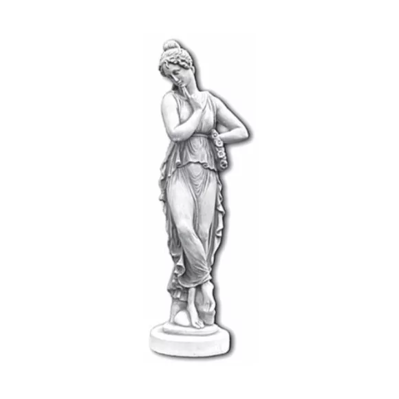 Statue femme pensive - 1
