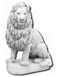 Statue Lion assis -942- - 1