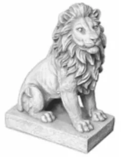 Statue Lion -952- - 1