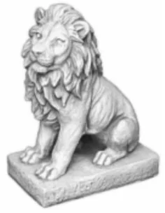 Statue Lion -953- - 1