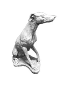 Statue chien lévrier - 1
