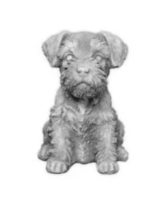 Statue chien caniche - 1