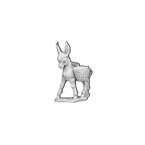 Statue âne avec paniers - 1