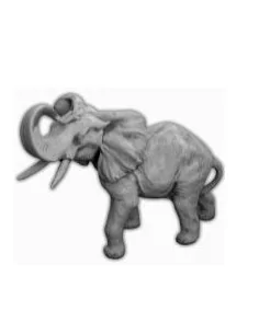 Statue éléphant S - 1