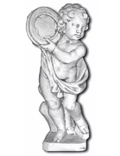 Statue enfant musicien -551- - 1