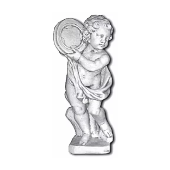 Statue enfant musicien -551- - 1