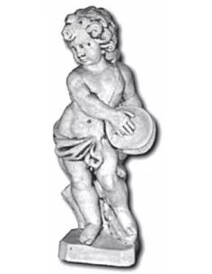 Statue enfant musicien -552- - 1
