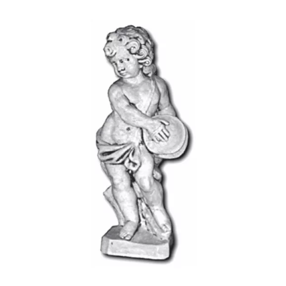 Statue enfant musicien -552- - 1
