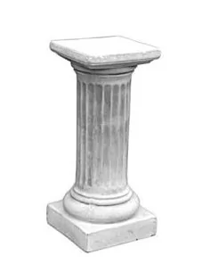 Statue colonne rayée - 1